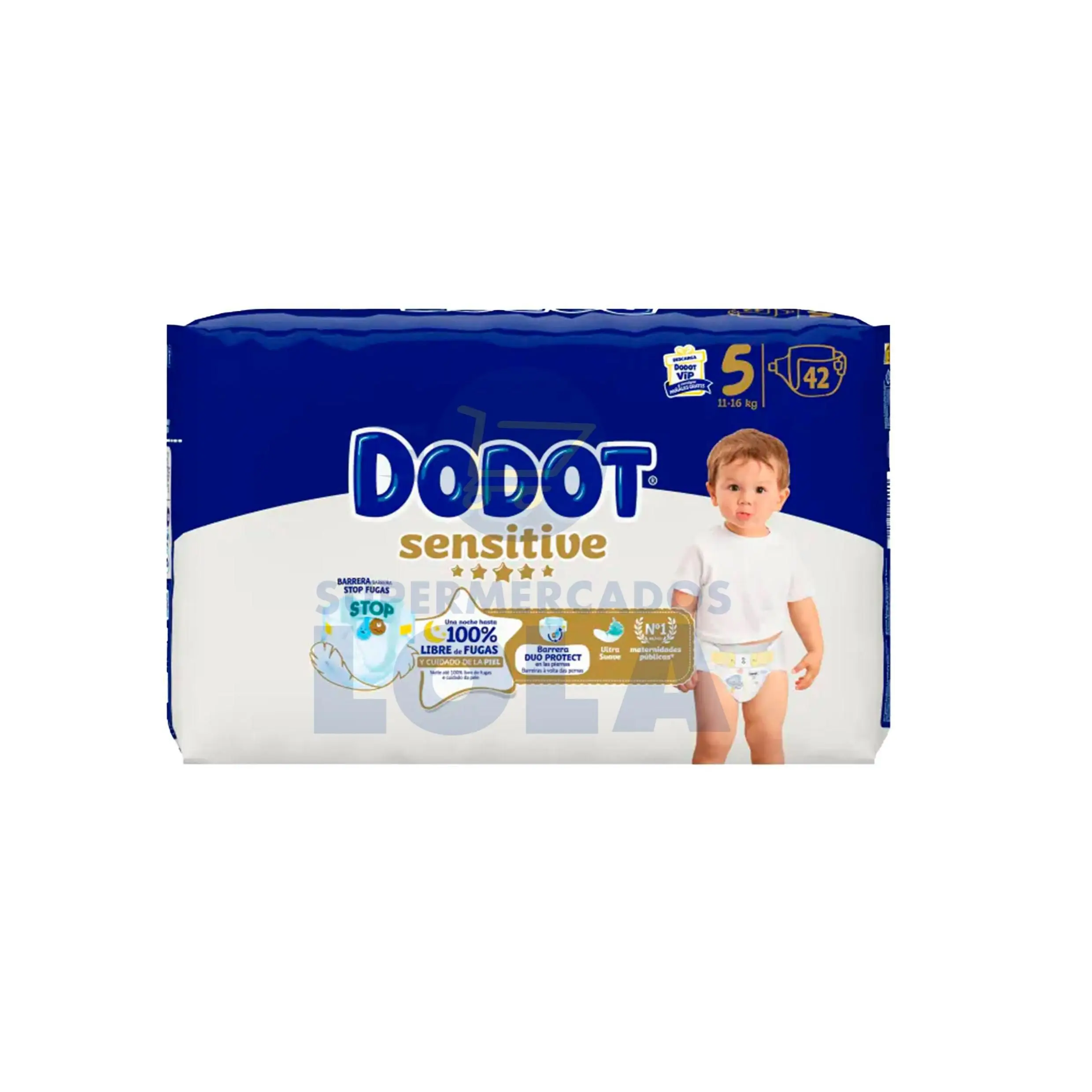 Pañales Dodot Sensitive Talla 5 - 42 UNIDADES