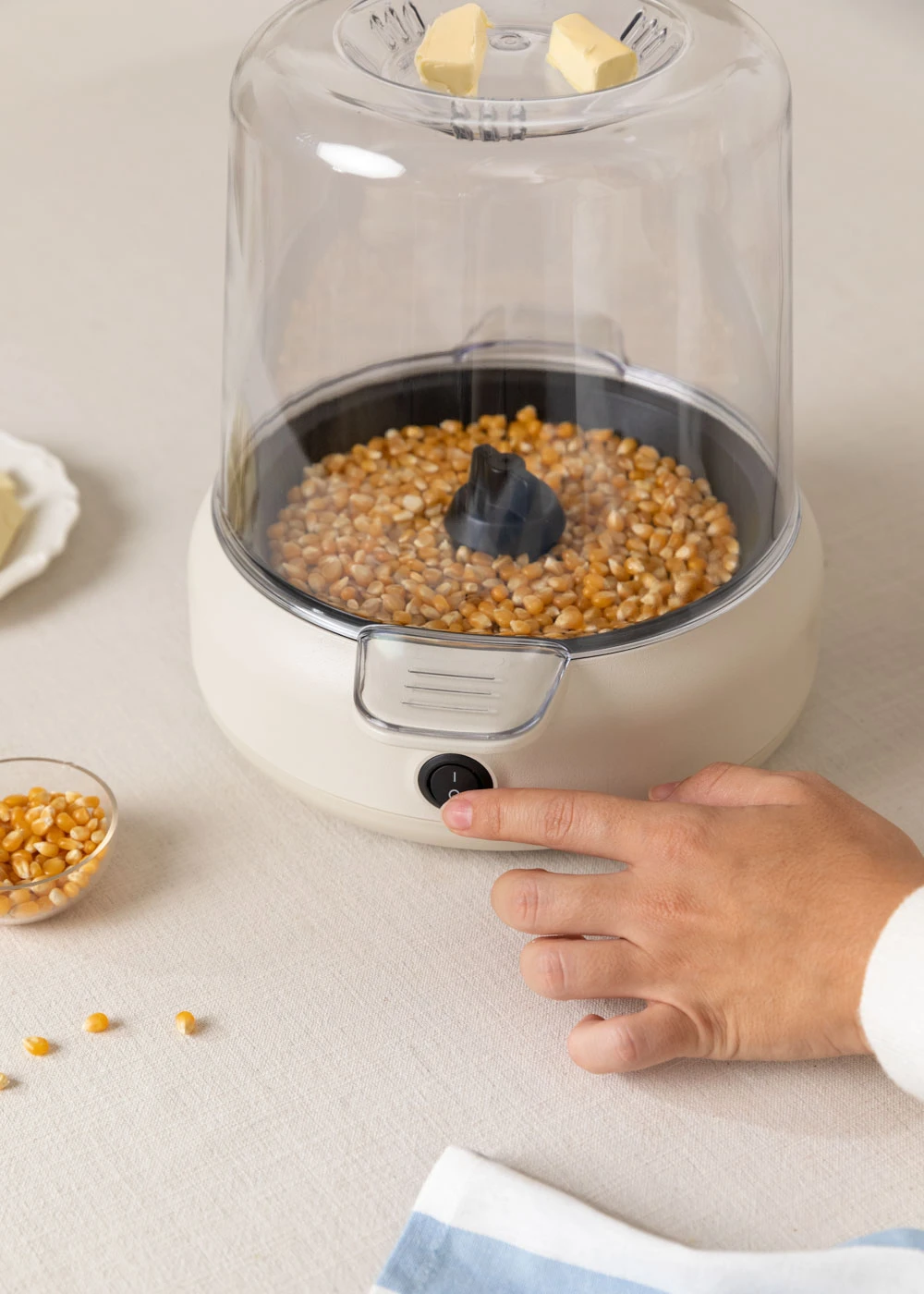 Máquina CREATE POPCORN com melter de manteiga-POPCORN MAKER STUDIO