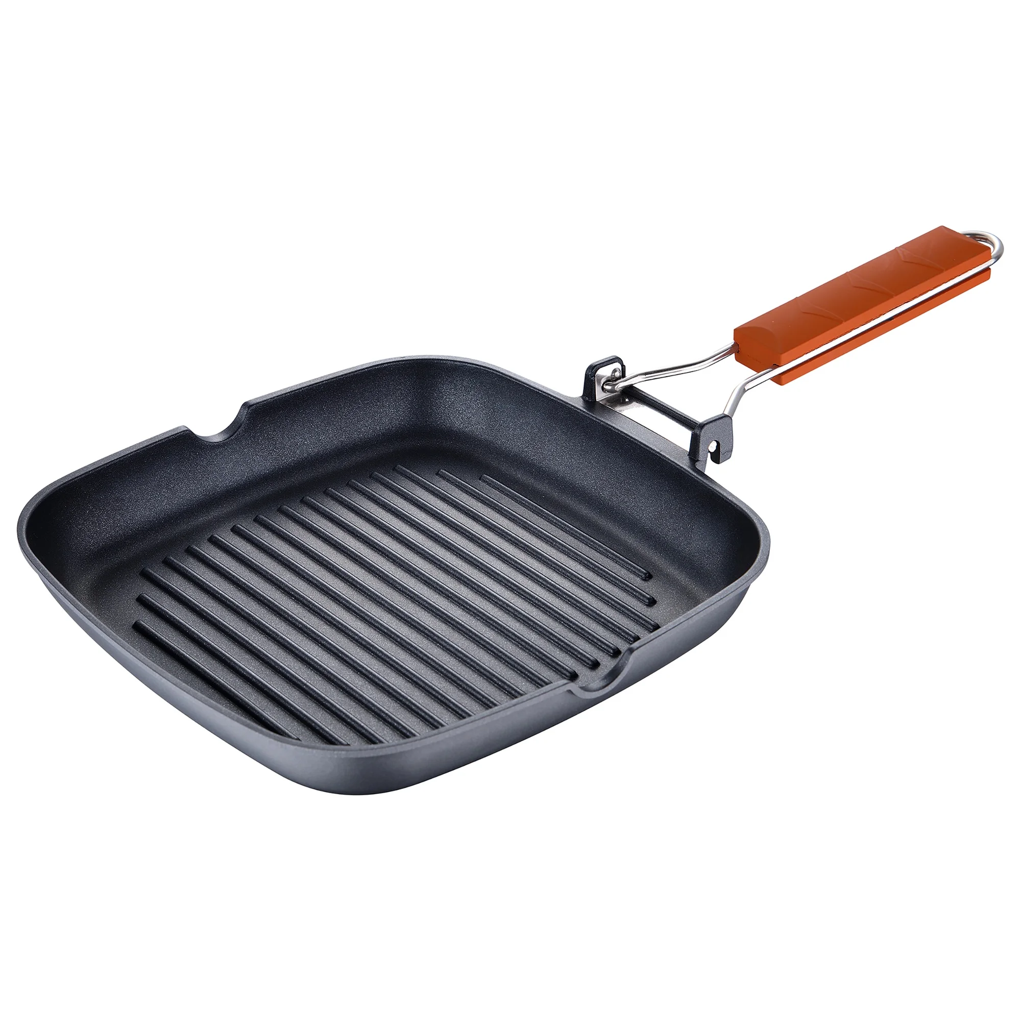 Sartén Asador 24x24x3.7cm Aluminio Fundido Marrón Safari Benetton
