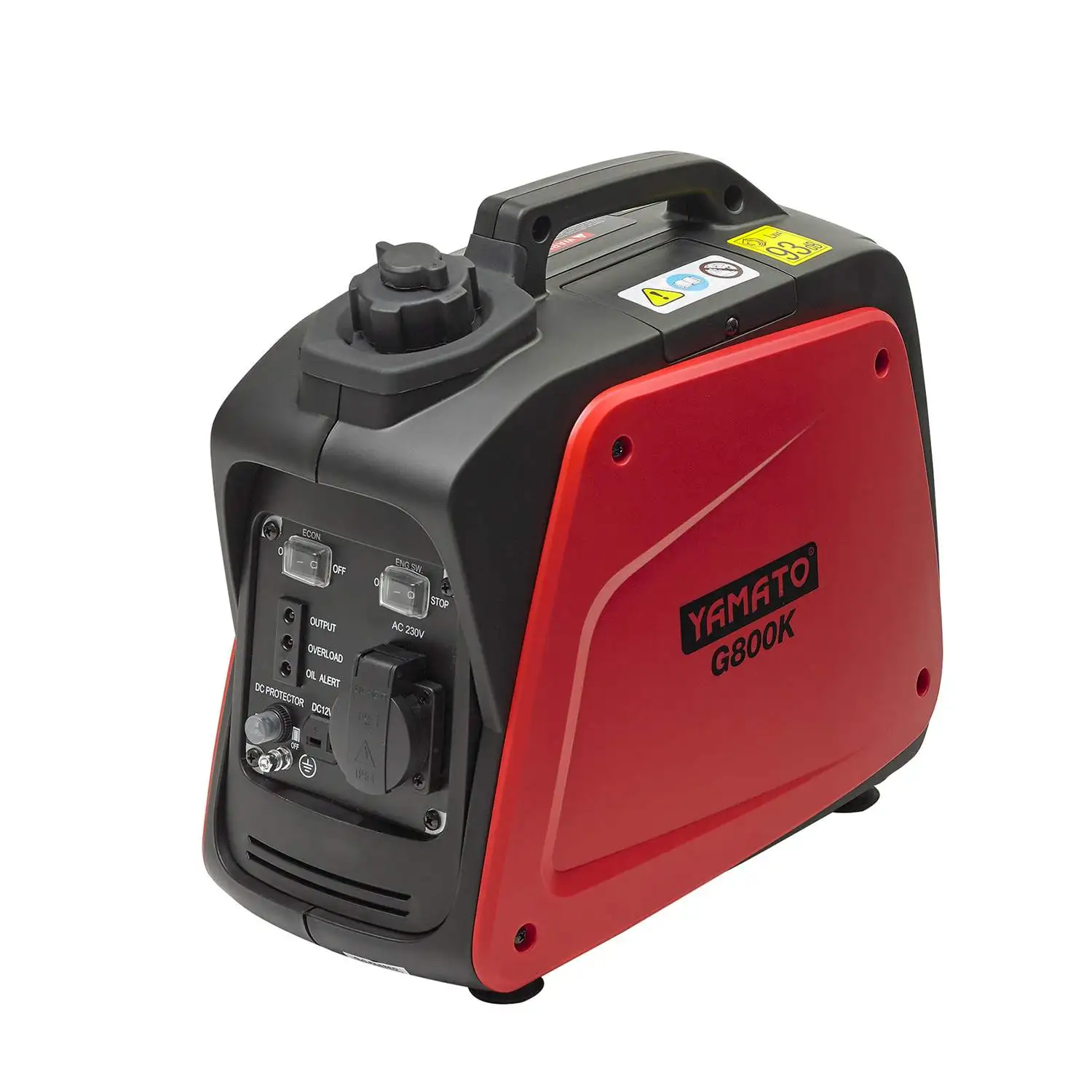 Yamato Generador Inverter Gasolina Silencioso 0,8 Kw Motor 4 Tiempos | EstaciĂłn Energia Generador Electricidad