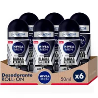 Pack 6 desodorantes NIVEA MEN roll-on 50ml