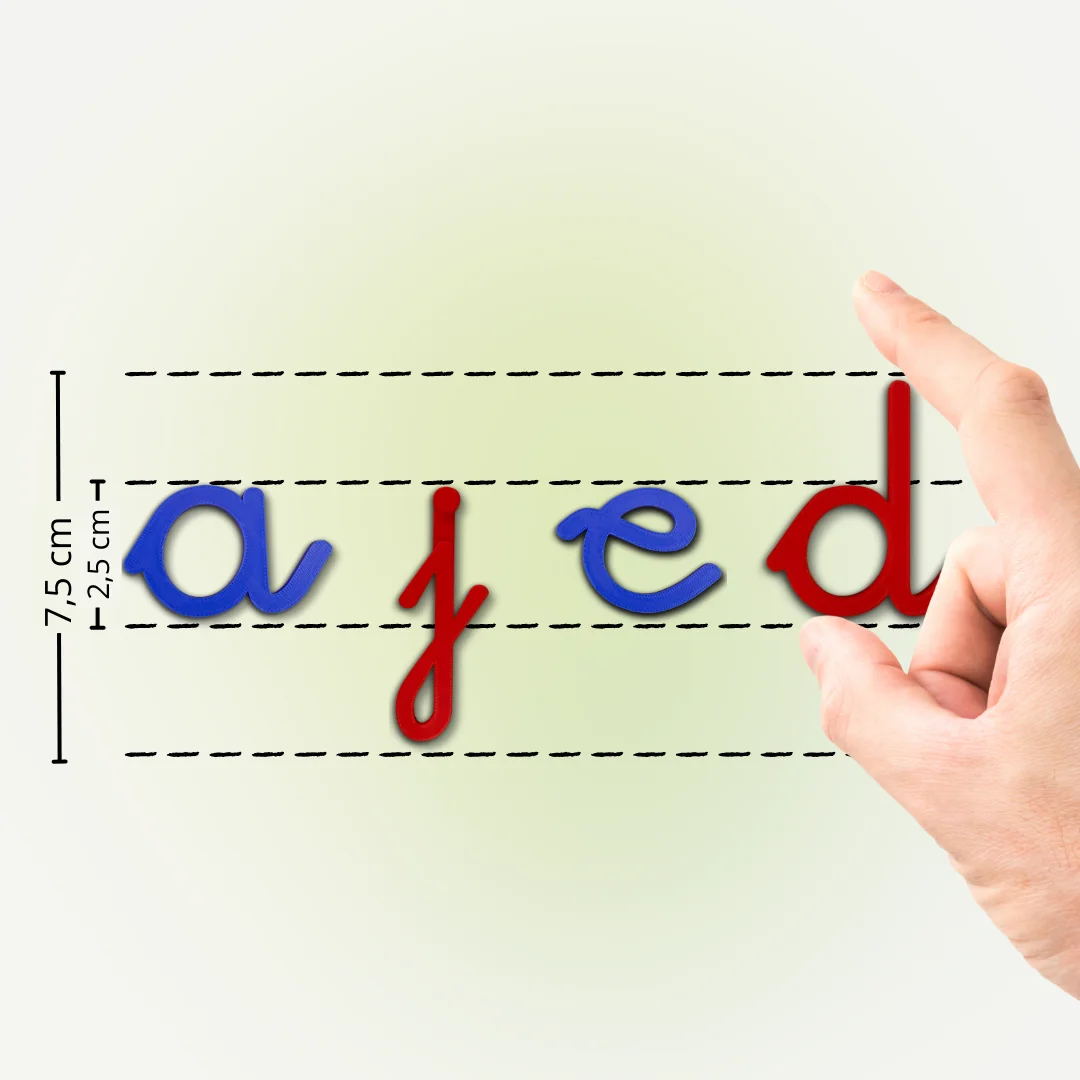 Montessori letters, school alphabet lowercase. Learn to read and write while having fun. Educational alphabet for children 3 4 5 and 6 years old. (small) mfs myfuturshop