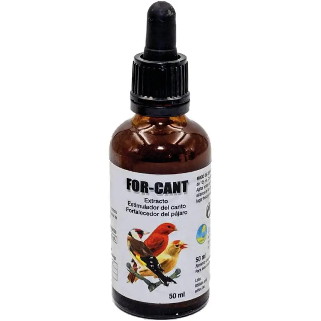 Canariz Estimulador del Canto para Aves 50 Ml - Fórmula Concentrada con Extractos Naturales y Vitaminas