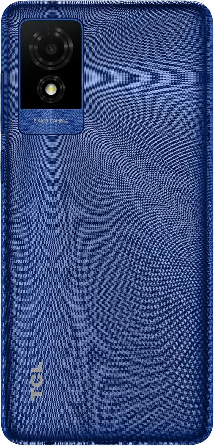 Smartphone tcl 501 6.0" qhd 2gb ram 32gb rom camera 5mp battery 3000mah android 14 go dual sim face unlock glacier blue