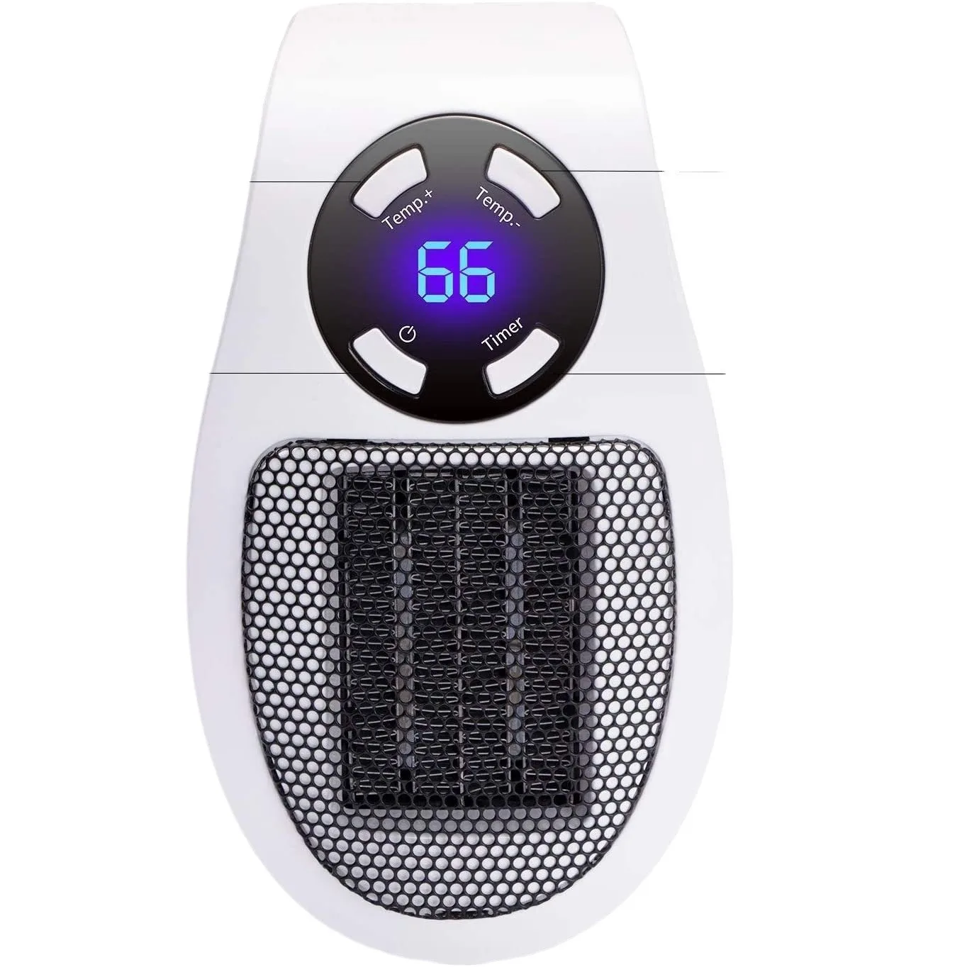 Calentador de Espacio de 350 W y 450 W, calentador de Espacio Eléctrico con Toma de pared con Mano a