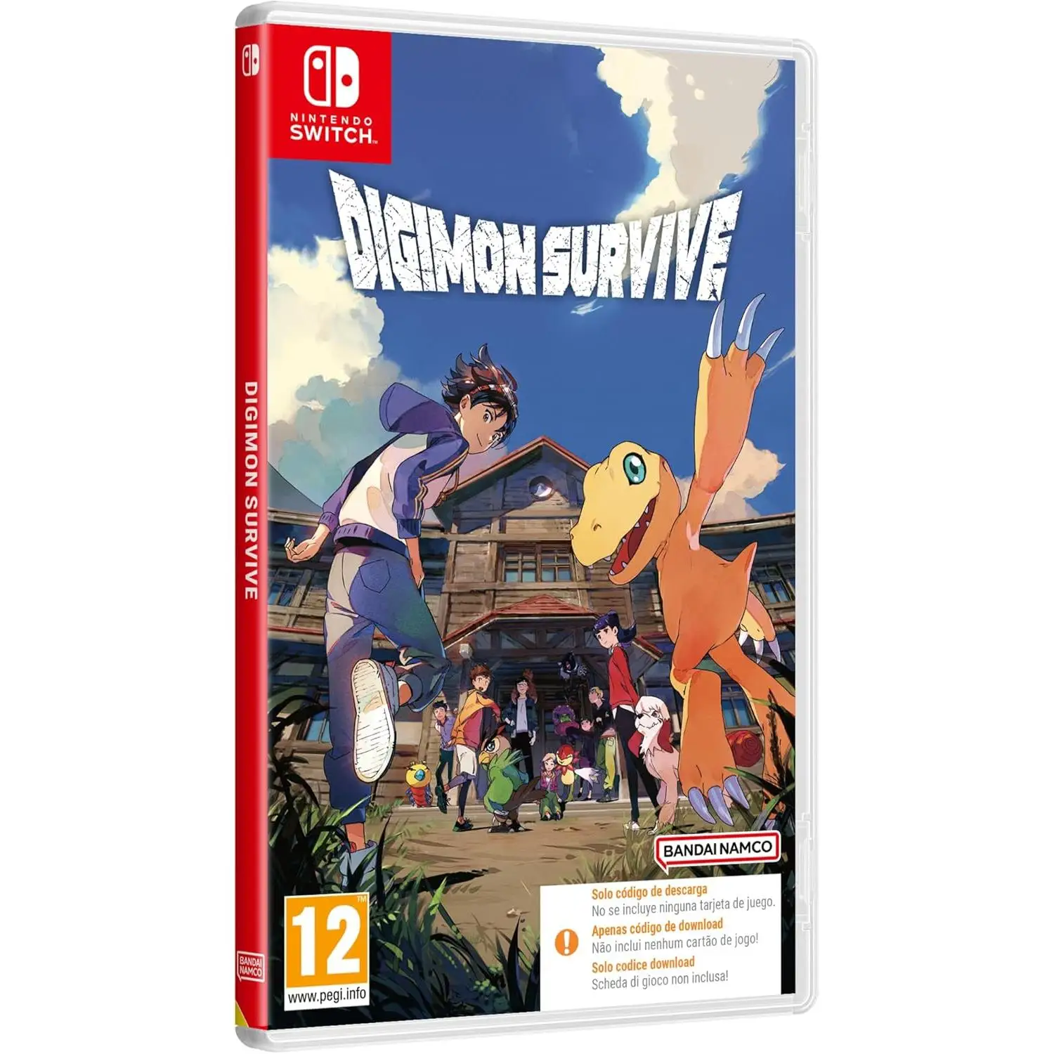 Namco Bandai Digimon Survive Code In The Box Switch E/Pt/I Switch PAL España Precintado.