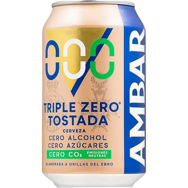 Ambar Tripple Zero Toast 0% 24x330ml-Premium Toast Beer