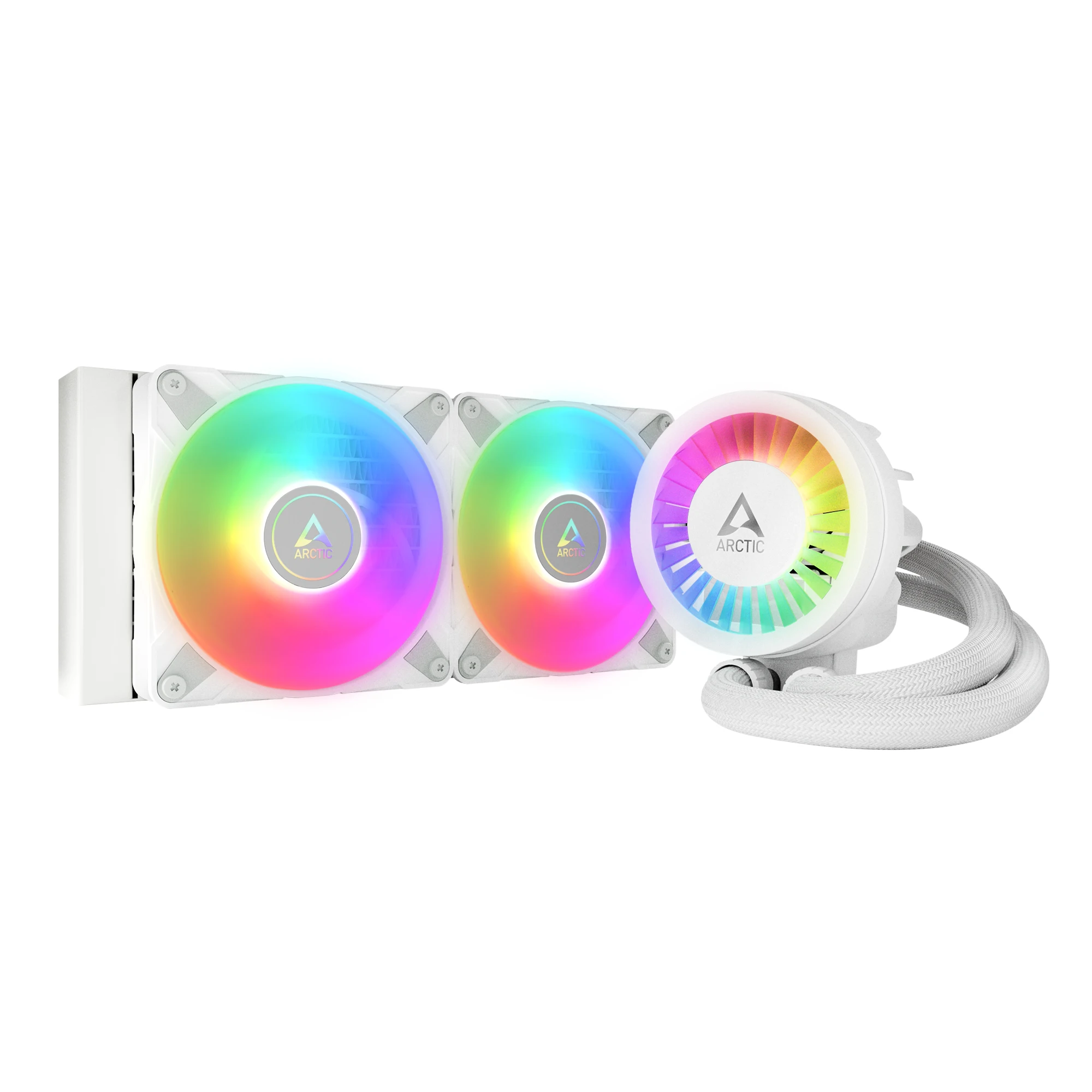 Arctic liquid freezer iii 240 a-rgb processor all-in-one liquid cooling system 12 cm white 1 pc(s)