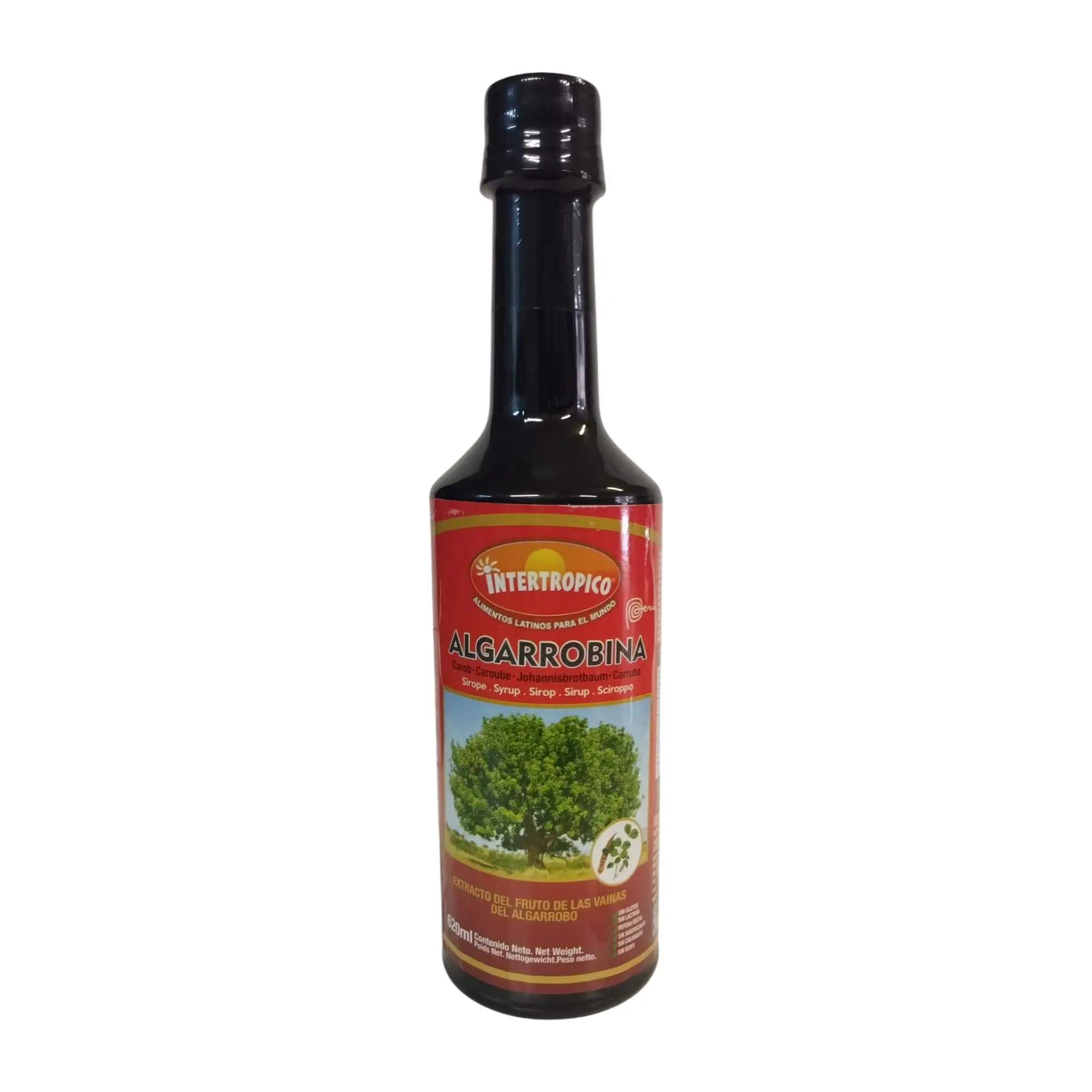 ALGARROBINA - INTERTROPICO - SIROPE - ALGARROBINA - EXTRACTO DEL FRUTO DE VAINAS DEL ALGARROBO - 620 ML