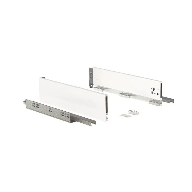 Qube push drawer total extraction white finish h90, h120, h185 drawer size 450 drawer height h185 #1