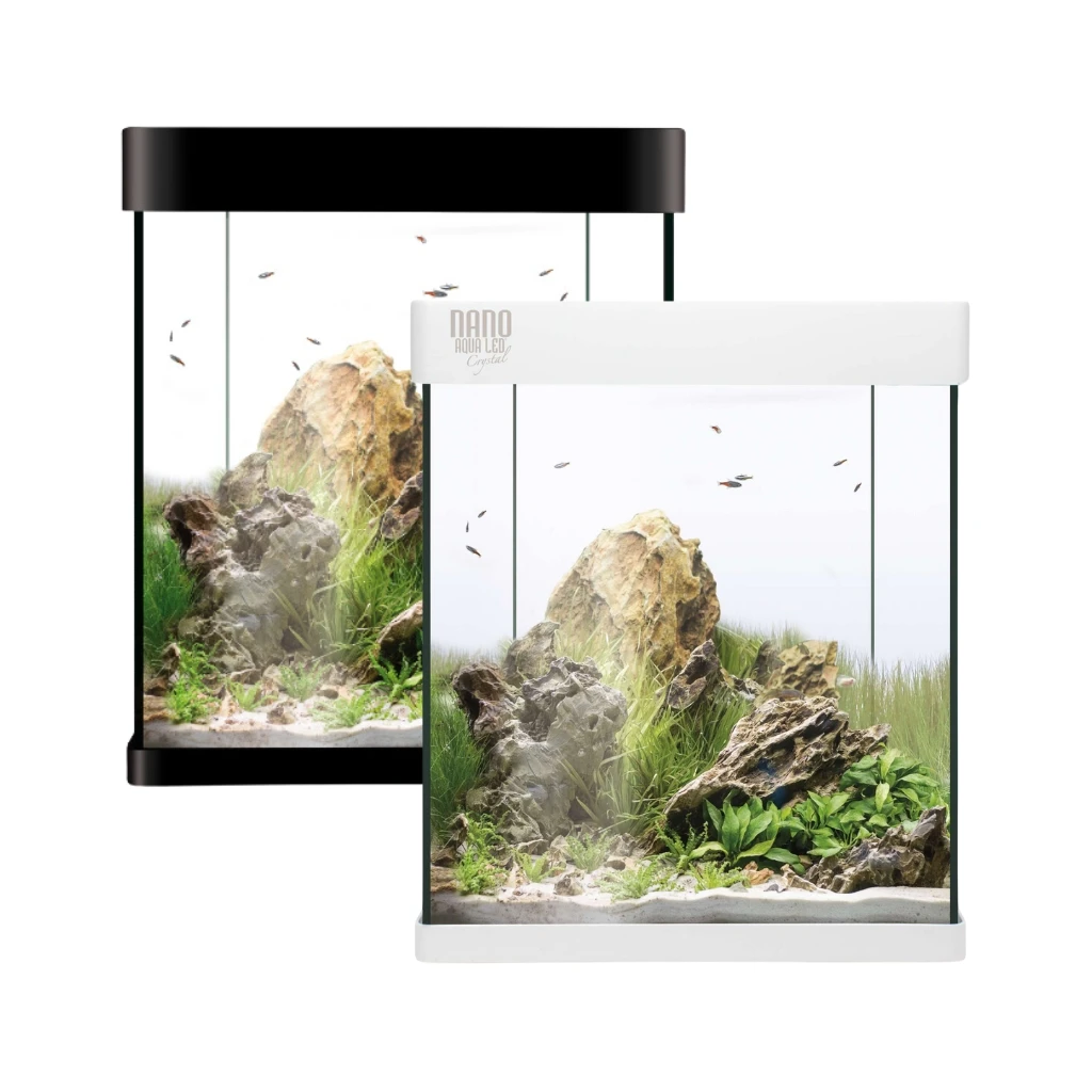 ICA - Kit Nano Aqualed 30 (30 Litros) - Kit Completo con Acuario de Cristal para Agua Dulce
