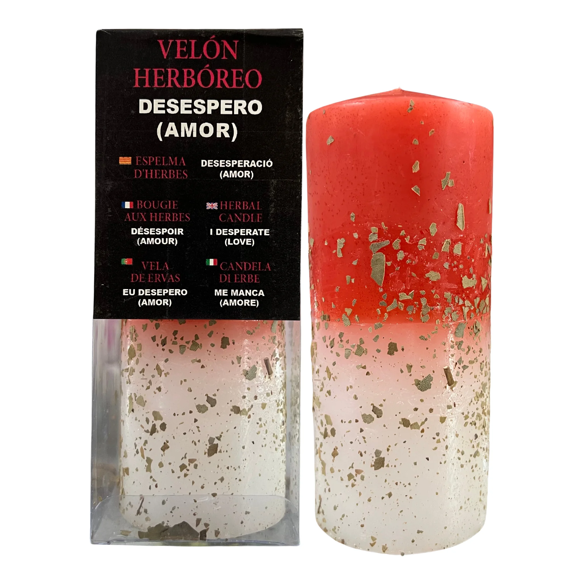 KARMA - Velón Herbóreo de Desespero para el Amor | Vela Especial con Hierbas Potenciadoras