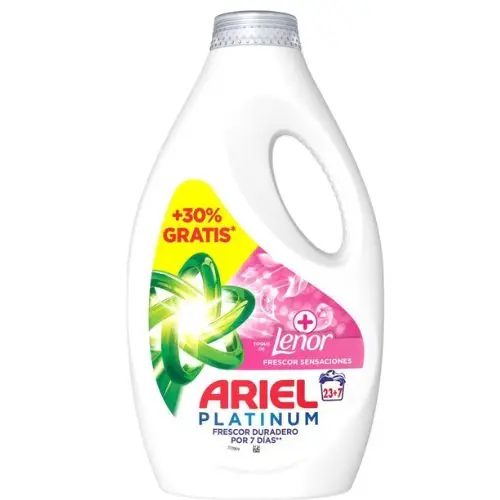 Ariel Detergente Liquido Sensaciones 24+6 Lavados 2botella /4botellas