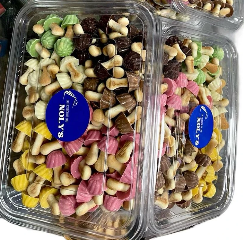 Setas de chocolate con Galleta -Pan 650gr Surtida