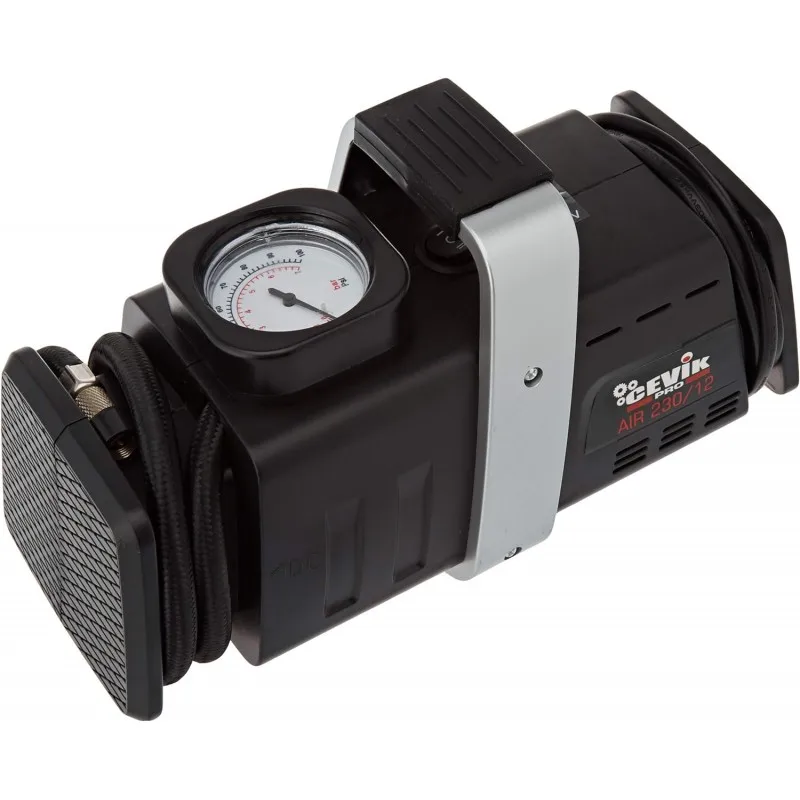 CEVIK MINI COMPRESOR 12V 230V DUAL +ACCESORIOS