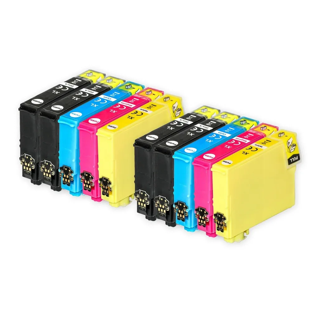 10x Epson T1285 T1281 T1282 T1283 T1284 Cartuchos de Tinta Compatibles para EPSON STYLUS SX125 SX130 SX420W SX235W SX435W SX230 SX425W SX430W SX438W SX440W SX445W BX305FW S22
