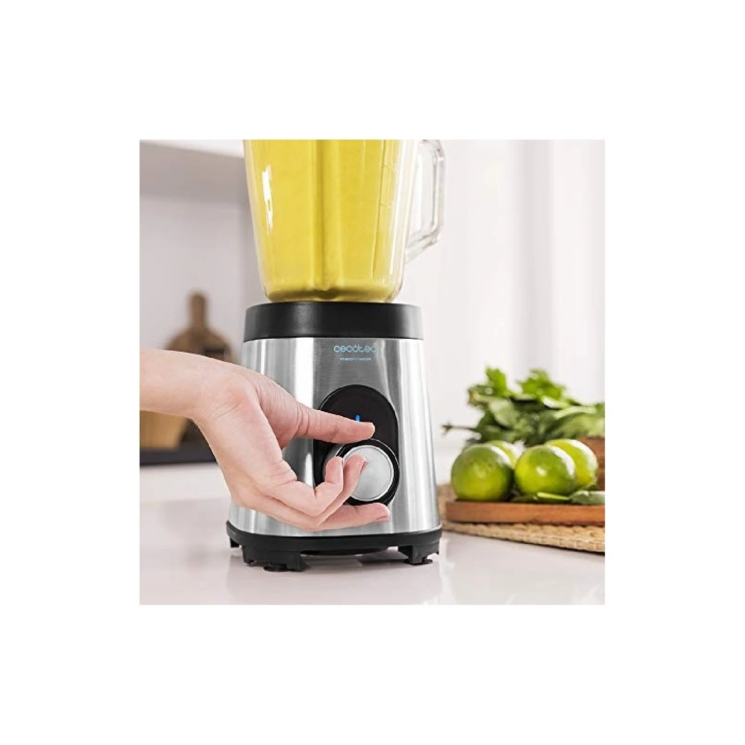 Cecotec power black titanium 1800max inox glass blender