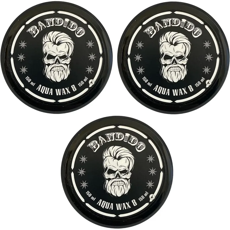 BANDIDO AQUA 8 WAX BLACK 150ML. MAXIMUM HOLD 3 UNIDADES