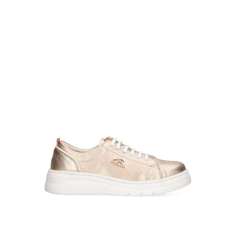 Zapato Fluchos F1917 Platino | Blucher Mujer
