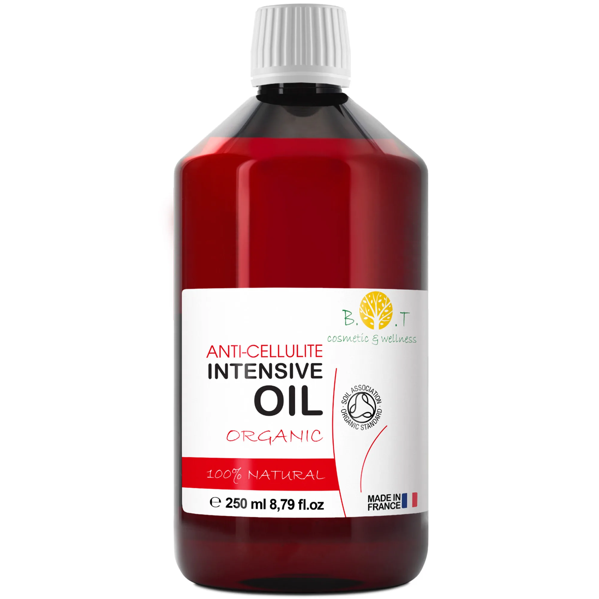 Powerful reducing anti-cellulite oil with 100% natural essential oils - deep penetration - prevention stretch marks - b.o.t cosmetic & wellness