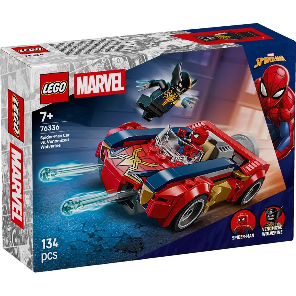 Lego 76336 Coche Spiderman Lobezno Lego Marvel