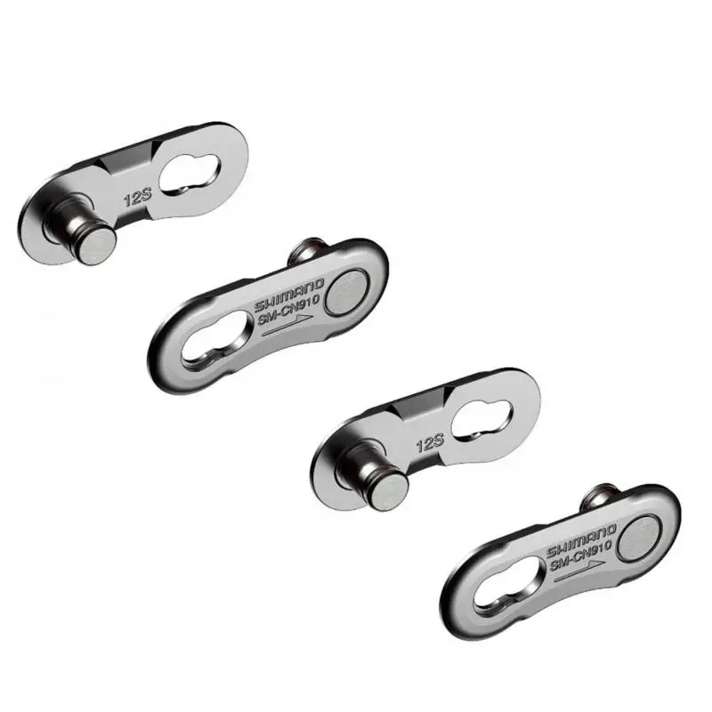 SHIMANO | Cierre Rápido De Cadena CN910 12v  2 Uds  - Recambio Quick Link SM 910 para cadenas de 12 velocidades. 2 Unidades.