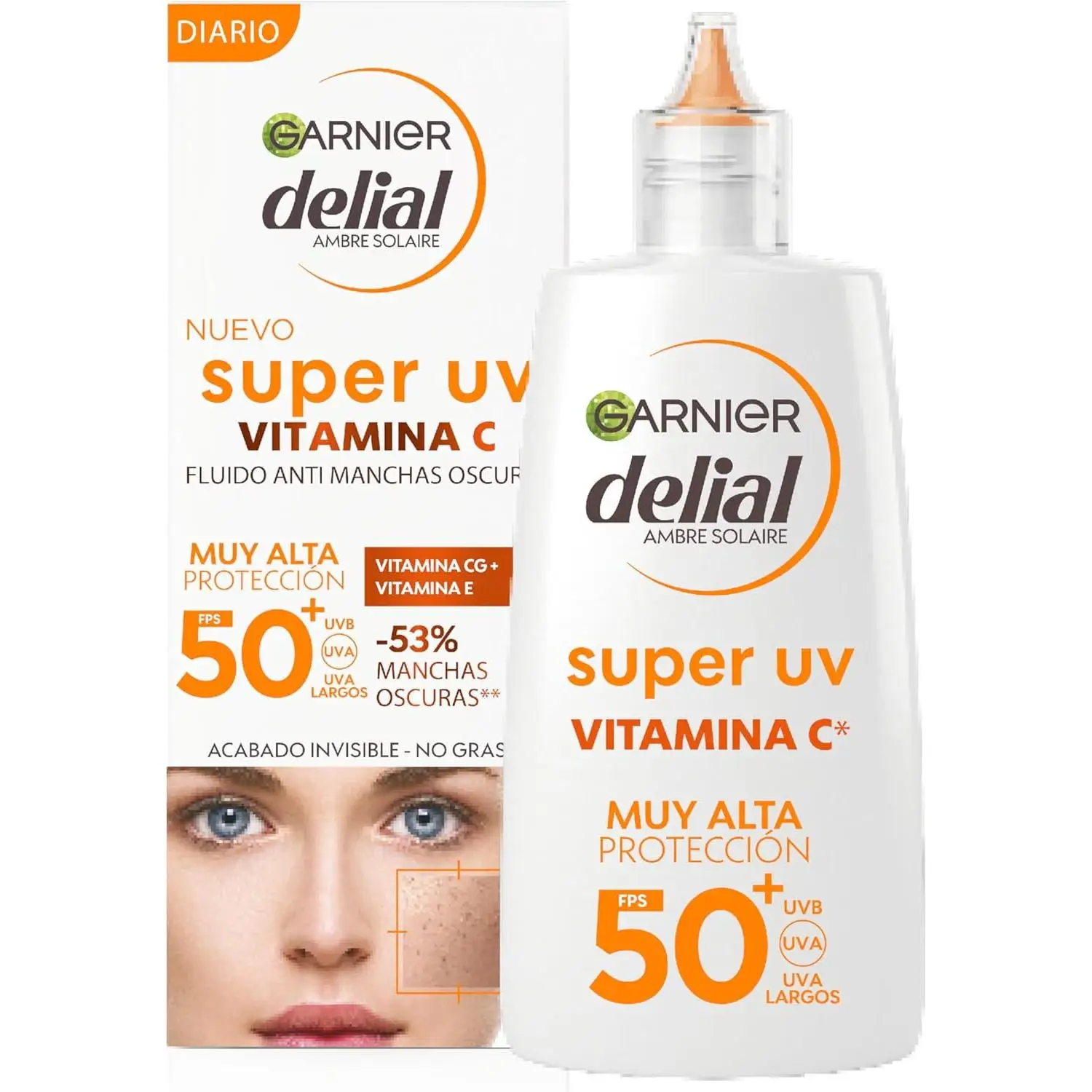 DELIAL super uv fluido facial antimanchas spf50+ 40 ml