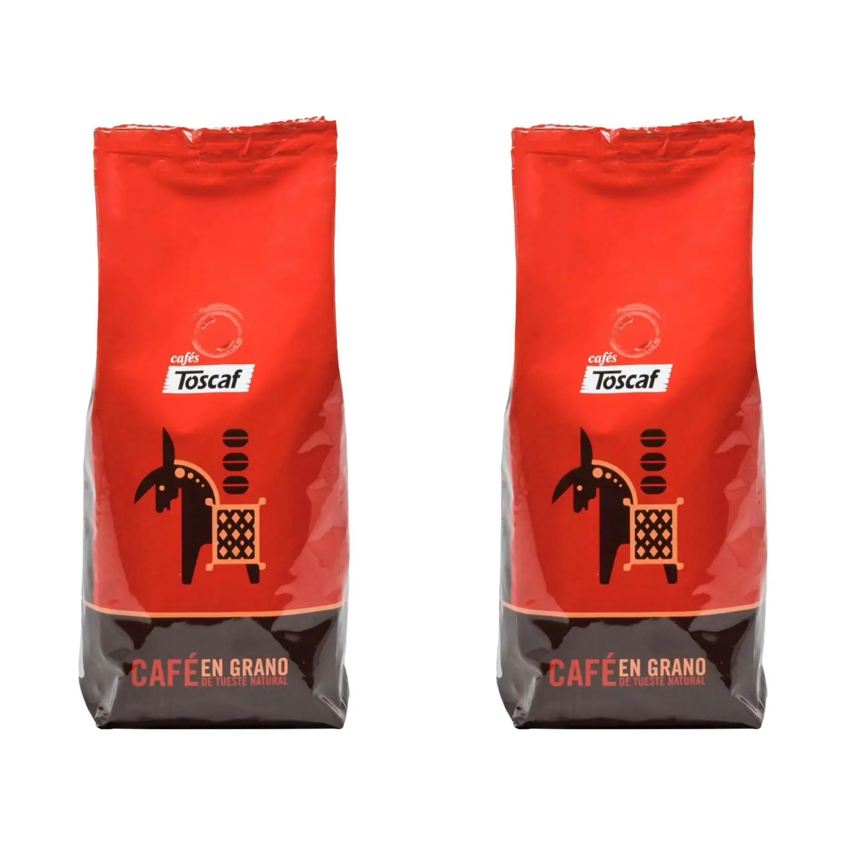 Toscaf Grano Natural 2*500 g - Cafés Toscaf