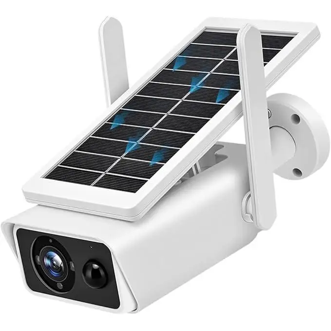 Cámara Solar inalámbrica de 3MP con batería, cámaras IP Wifi para exteriores, vigilancia de 8W, CCTV PIR impermeable para hogar inteligente