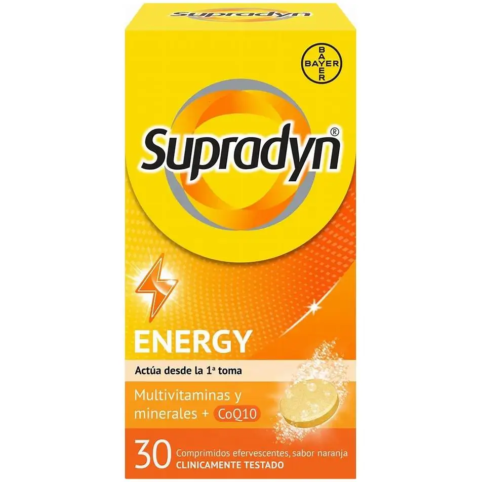 BAYER SUPRADYN ENERGY 30 COMPRIM.EFERVESCENTES