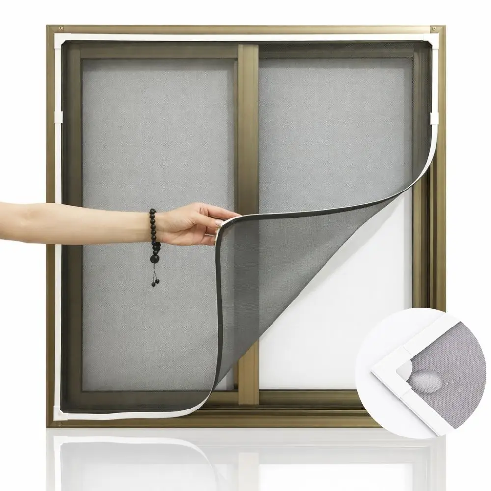 DECOCASA Mosquitera Magnética Desmontable para Ventana