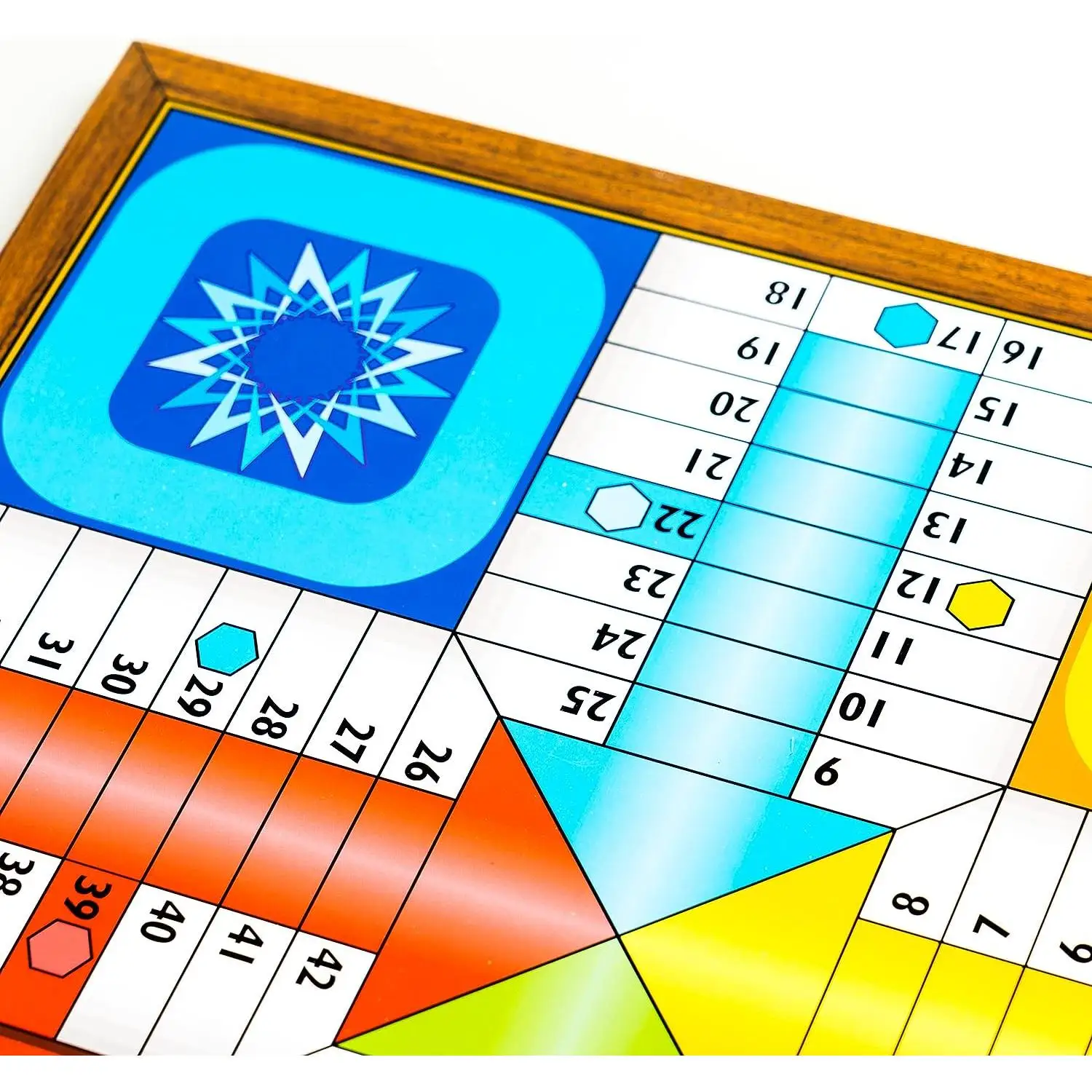Fournier parchis 4 and goose, board 33x33 cm, 2-4 players, multicolor