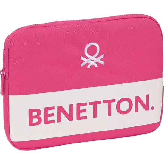 SAFTA - BENETTON Funda para Portatil 102 - Funda para PC Alojamiento interior acolchado para portatil de 10''-o tablet 9-7' - Funda Portatil Licencia Oficial