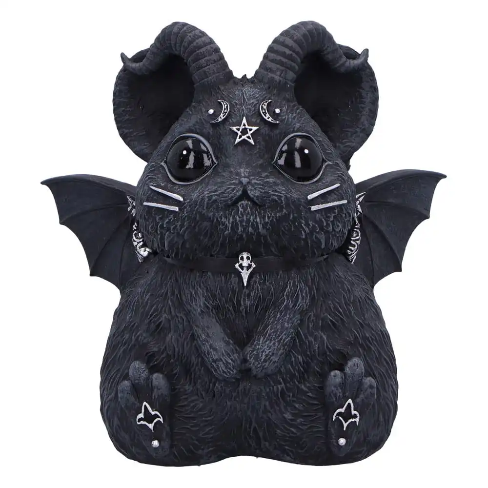 Nemesis Now Marchillias Cult Cutie - Figura de Chinchilla, Resina, Negra, fundida en la Mejor Resina, Pintada a Mano por Expertos