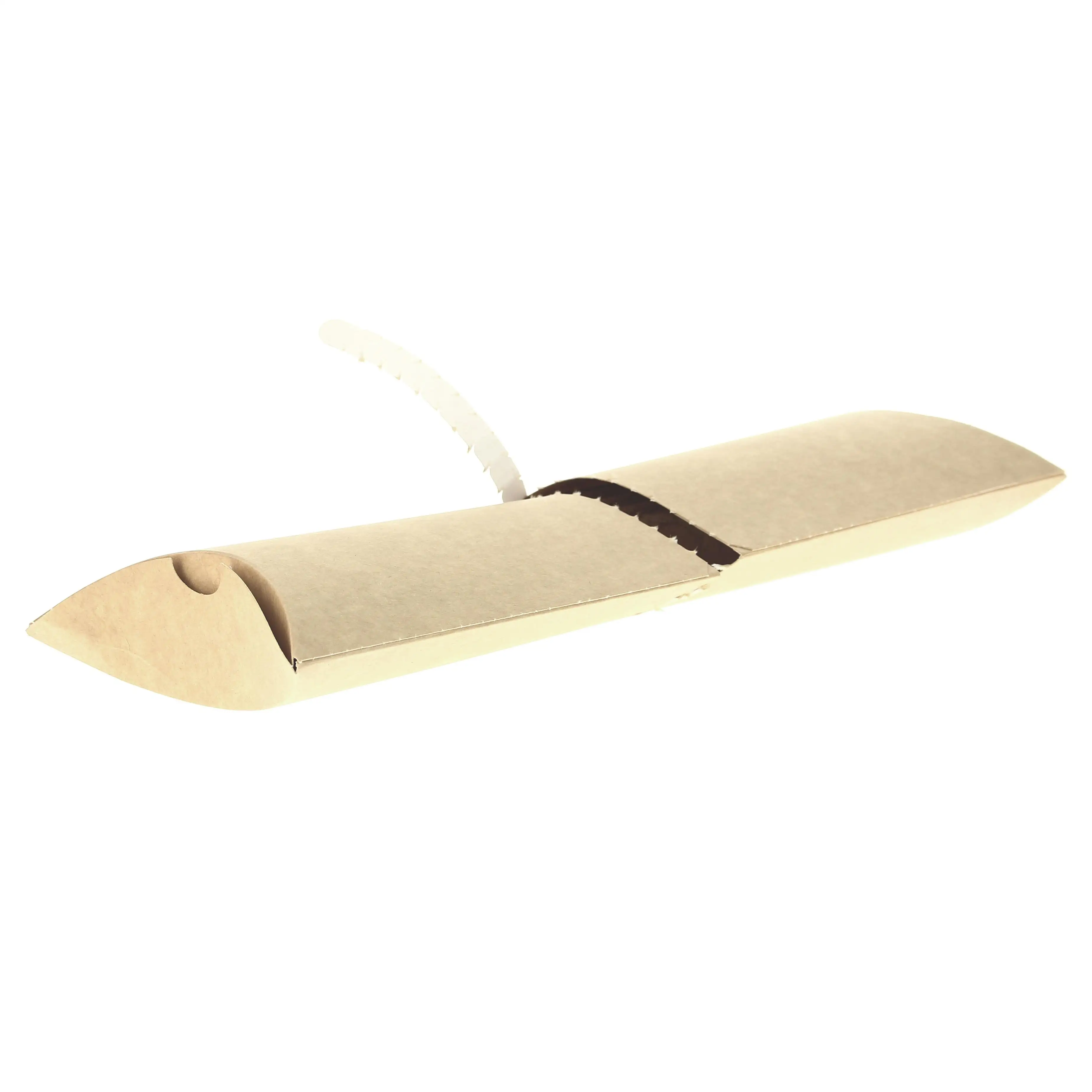 MONOUSO | Envase para Bocadillo Kraft con Abre Fácil 30,5x12cm (25 Uds)