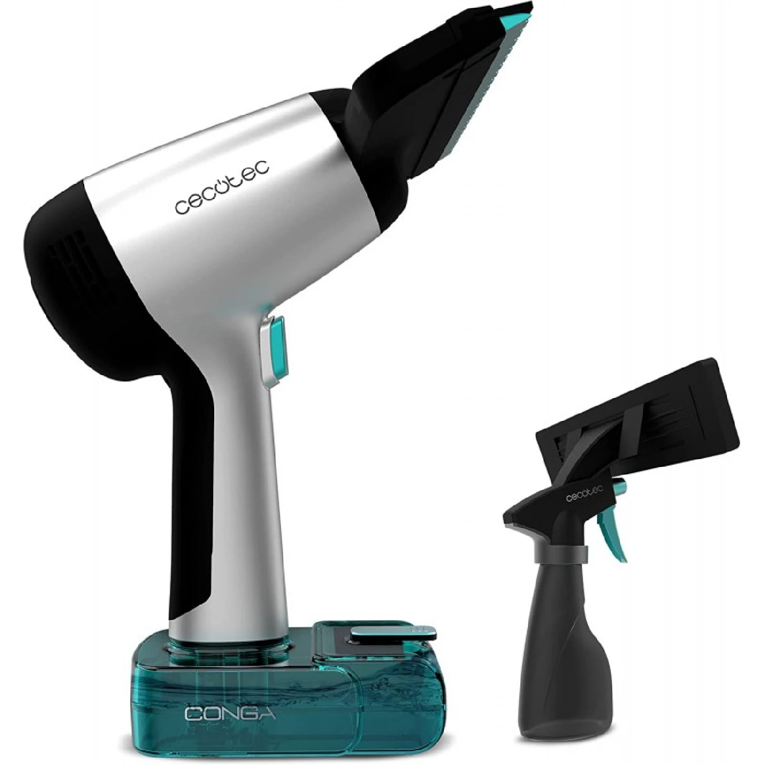 Cecotec Conga Rockstar 3700 Glass - Aspirador de Ventanas 3 en 1 con Autonomía de 30mins