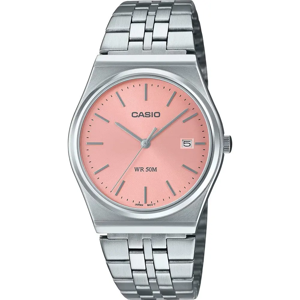 Casio Reloj Mujer Analogico Cuarzo con Correa de Acero MTP-B145D-4AVEF