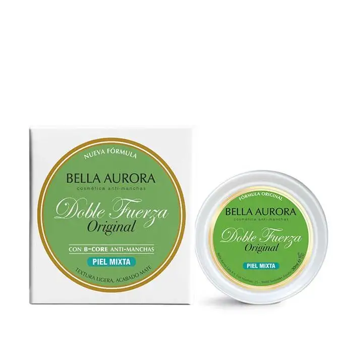 Bella Aurora Anti-Manchas Crema Clásica Piel Mixta-Grasa Noche, 30 ml | Quitamanchas Facial, Codos y Rodillas | Despigmentante Facial Manchas Piel | Doble Fuerza