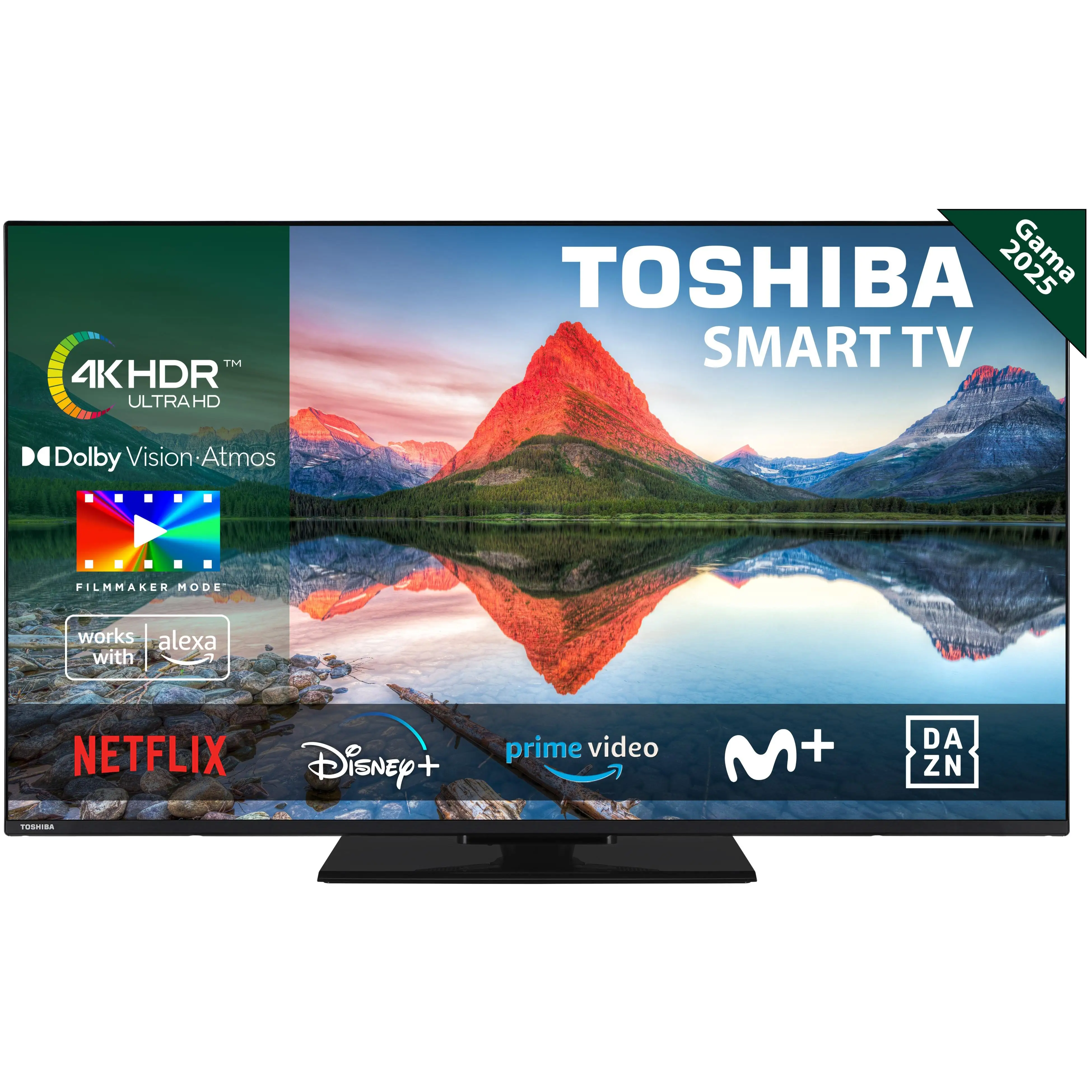 TELEVISION TOSHIBA 50" 50UV3463DG UHD SMART TV PEANA - Televisión Netflix HBO Disney+