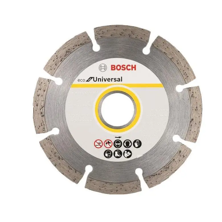 Disco de diamante Bosch 2608615027 Universal Turbo, Ø 230 x 22,33 mm, ideal para cortes rápidos y precisos en materiales duros, alta durabilidad, perfecto para trabajos profesionales.