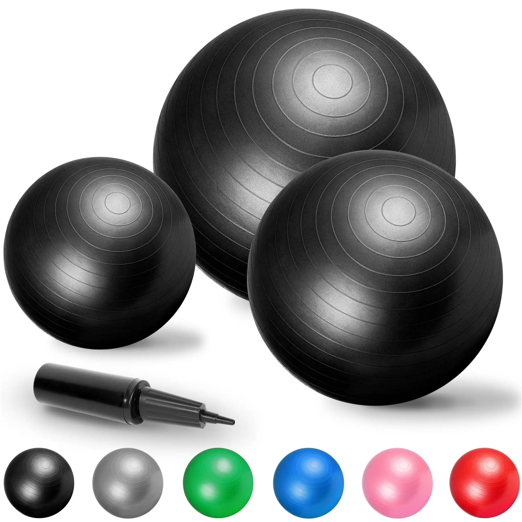 Gorilla Sports Balón de Fitness - Mejora el Equilibrio
