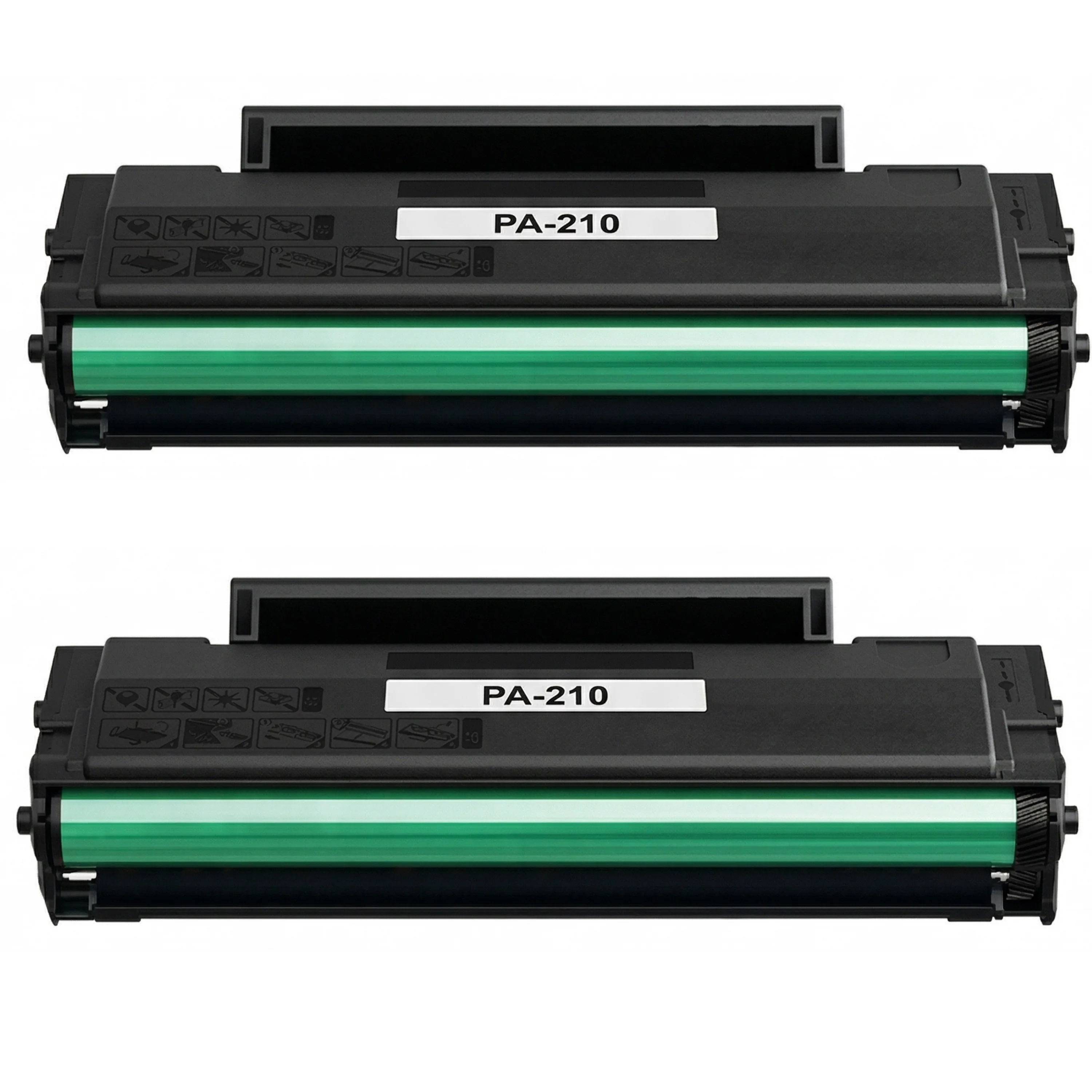 2 toner Compatible Pantum PA210 PA-210 para Pantum P2200, P2500, M6500, M6550, M6600 P2500W P2502W P2508W M6500NW M6550NW M6558NW M6600NW M6608NW 1600 c. 5%