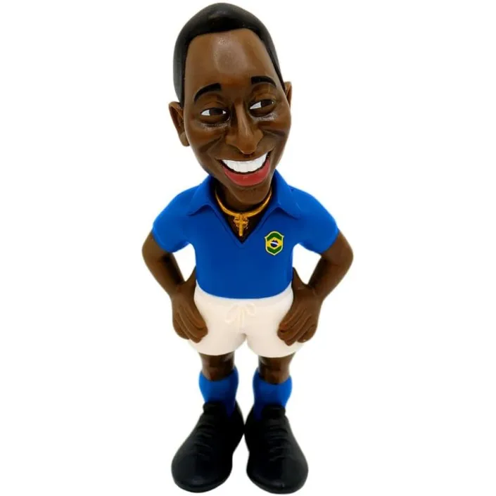 Figura Minix Pelé Legenda Brasil Modelo 110C -  Original - Figuras Miniaturas Coleccionables Para Exhibición - Idea De Regalo - Mercancía Oficial - Juguetes Para Niños - Fans