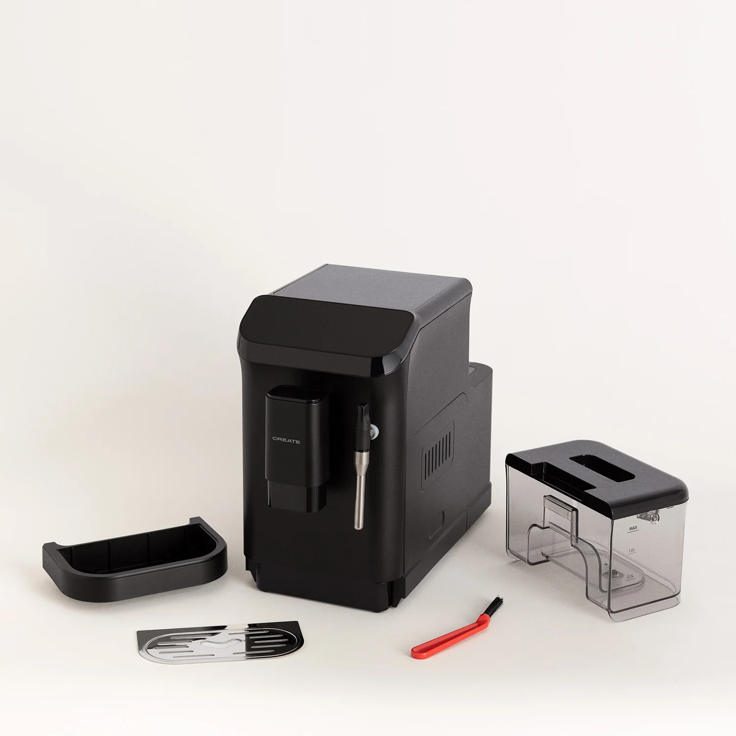 CREATE Super automatic coffee maker-20 bars, 180gr coffee tank and preservation and grinding function-THERA MATIC TOUCH