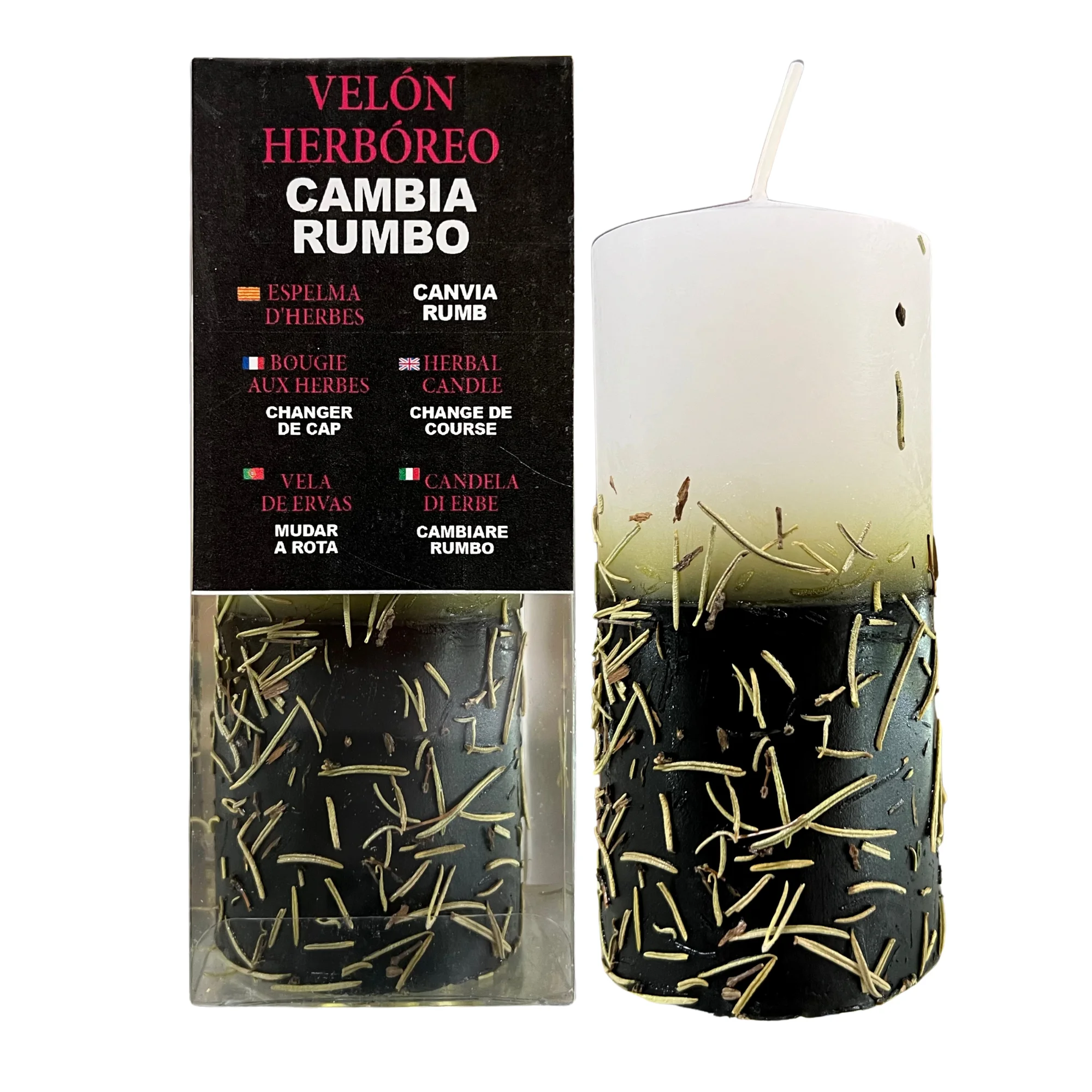 KARMA - Velón Herbóreo Cambio de Rumbo | Vela Especial con Hierbas Potenciadoras
