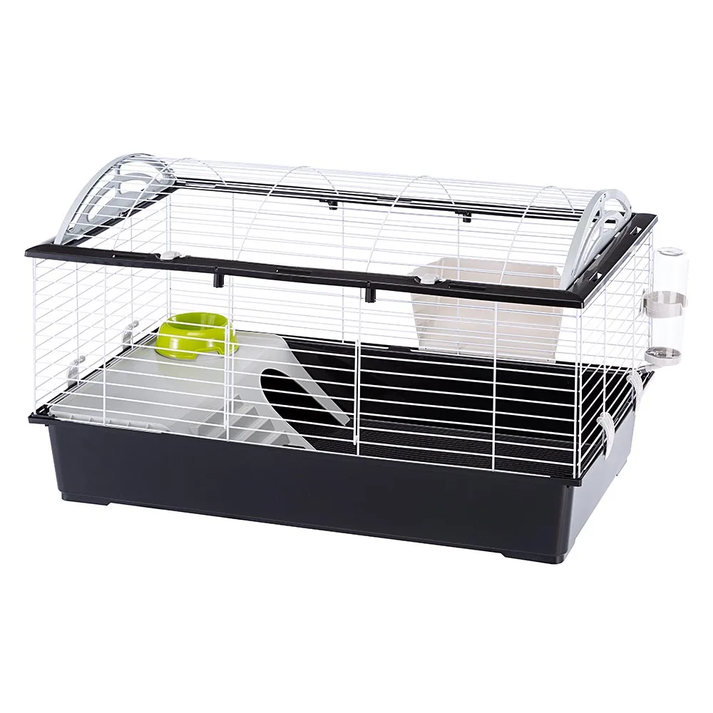 Jaula Grande para Conejos Ferplast CASITA 100 | Techo Abatible, Accesorios Incluidos