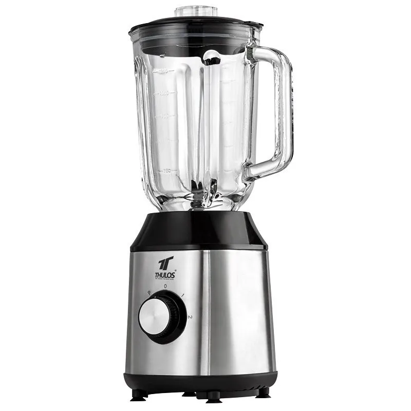 Thulos Batidora De Vaso, Cuerpo De Acero Inoxidable. 1.5 Litros Y 600W. Th-Bv102