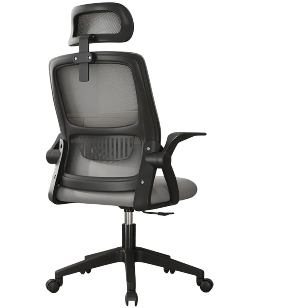 Office Chair with Revolving Lumbar Stand Desk Sillon Wheels Office Office Desk Living Room Ergonomic Gaming Room Desk Tulipu Nordic Chair BLACK GREY WHITE #4