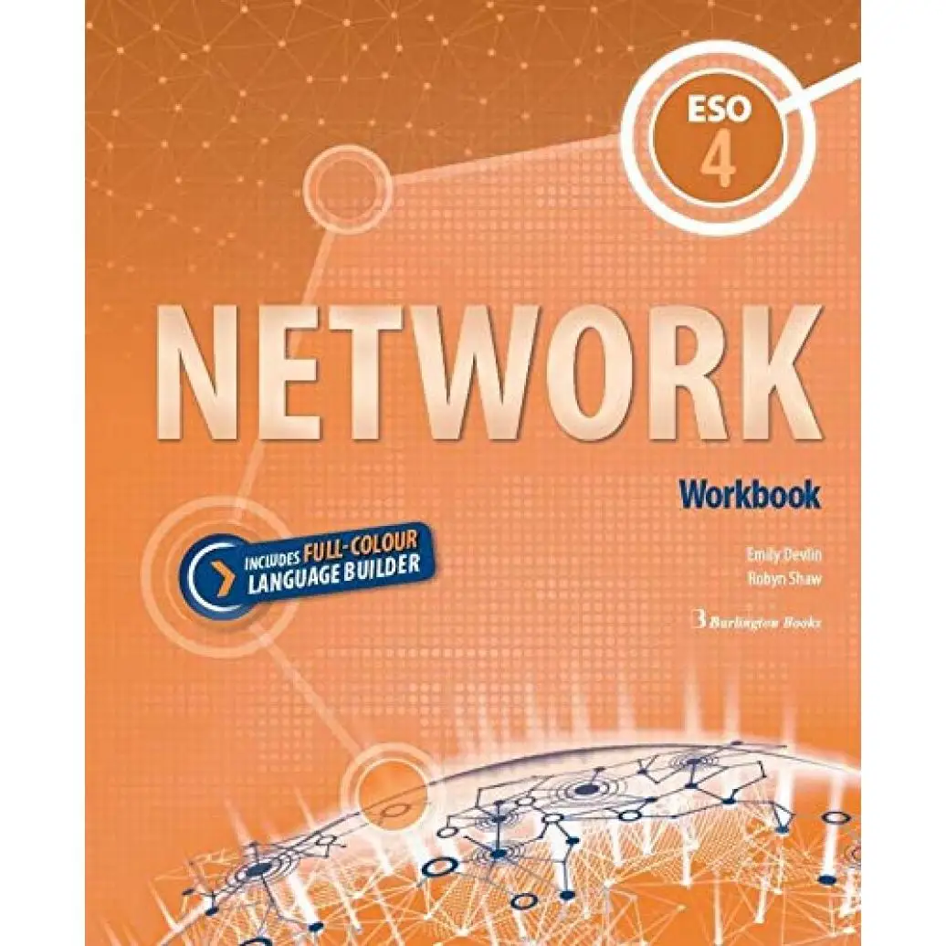 Book NETWORK 4 that WORKBOOK exercises. Publisher BURLINGTON 2020 year author BURLINGTON ISBN 9789925303366