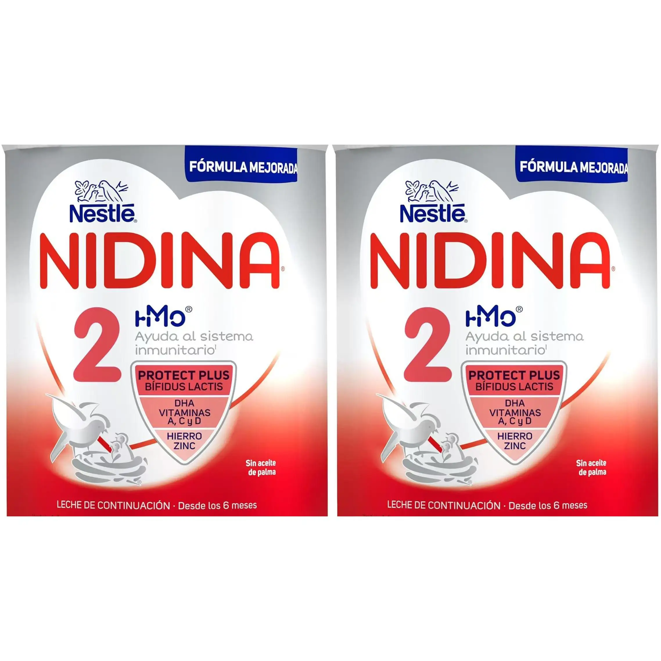 NESTLÉ NIDINA PREMIUM 2-3 LECHE EN POLVO 2bote* 800 GR